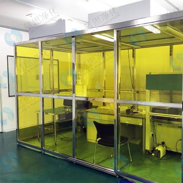 韓國進(jìn)口黃色防靜電亞克力板材千級(jí)潔凈棚